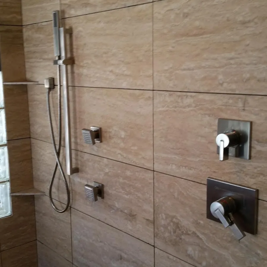 Shower fixture installation for Water Heater Replacement in Linda